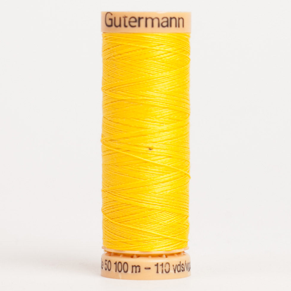 Gutermann Cotton Thread 100m - 1620 Bright Sunshine Gutermann Cotton Thread 100m - 1620 Bright Sunshine