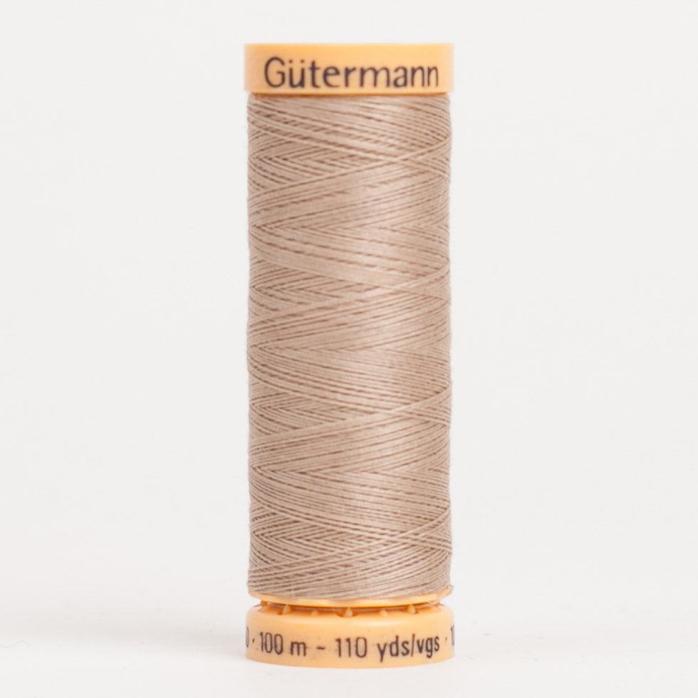 Gutermann Cotton Thread 100m - 2700 Dover Beige Gutermann Cotton Thread 100m - 2700 Dover Beige
