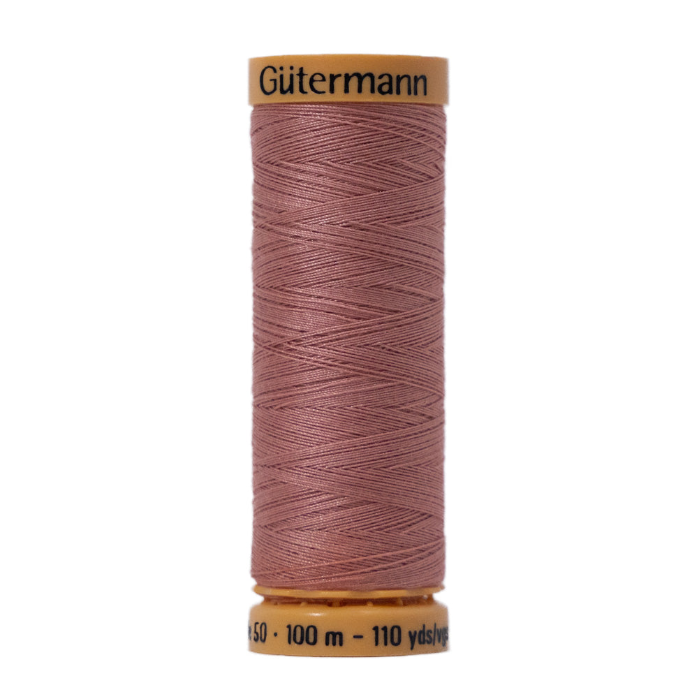 Gutermann Natural Cotton Thread 100m - 5410 Coral Rose Gutermann Natural Cotton Thread 100m - 5410 Coral Rose