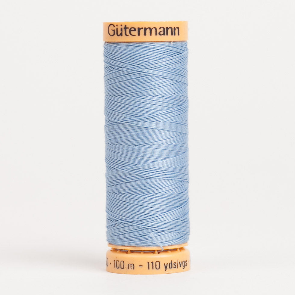 Gutermann Cotton Thread 100m - 7310 Light Sky Blue Gutermann Cotton Thread 100m - 7310 Light Sky Blue