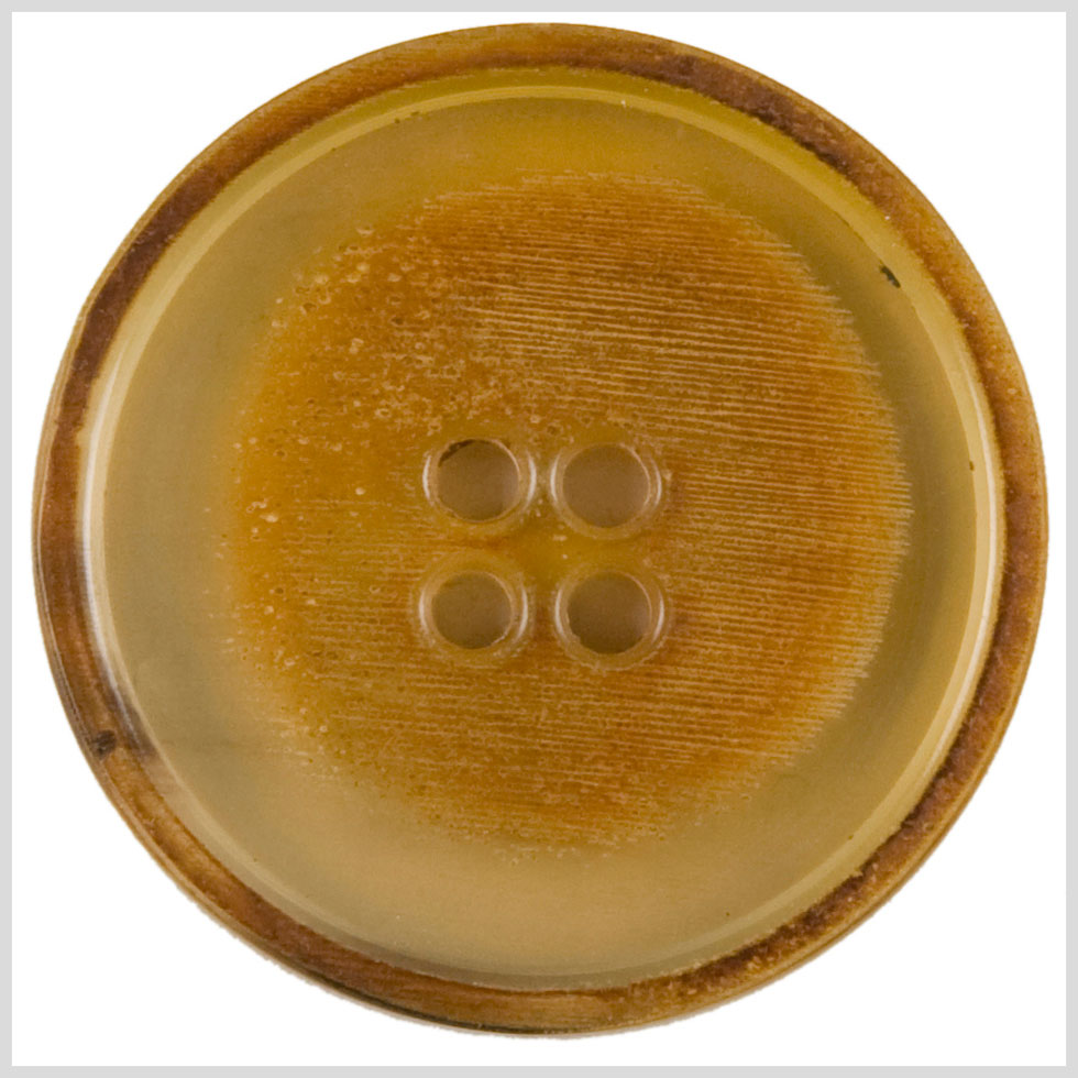 Brown Horn Button - 24L/15mm Brown Horn Button - 24L/15mm