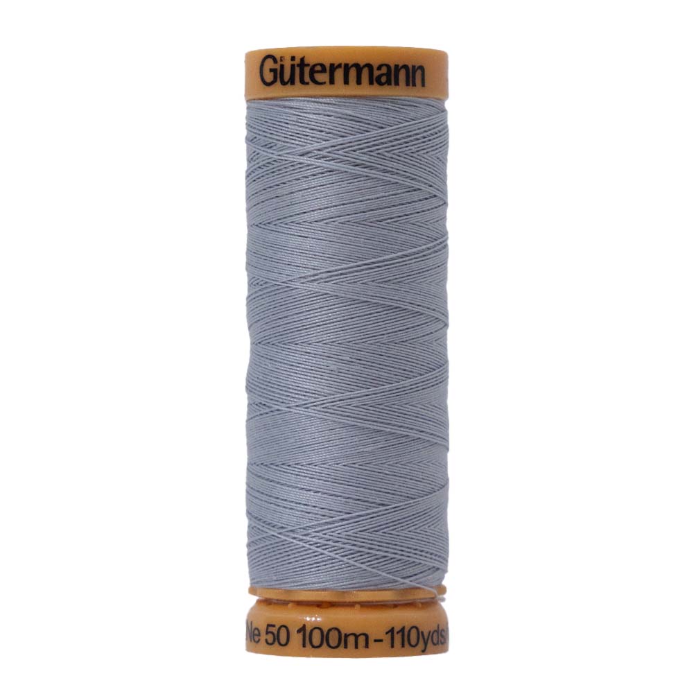 Gutermann Natural Cotton Thread 100m - 7510 Light Tile Blue Gutermann Natural Cotton Thread 100m - 7510 Light Tile Blue