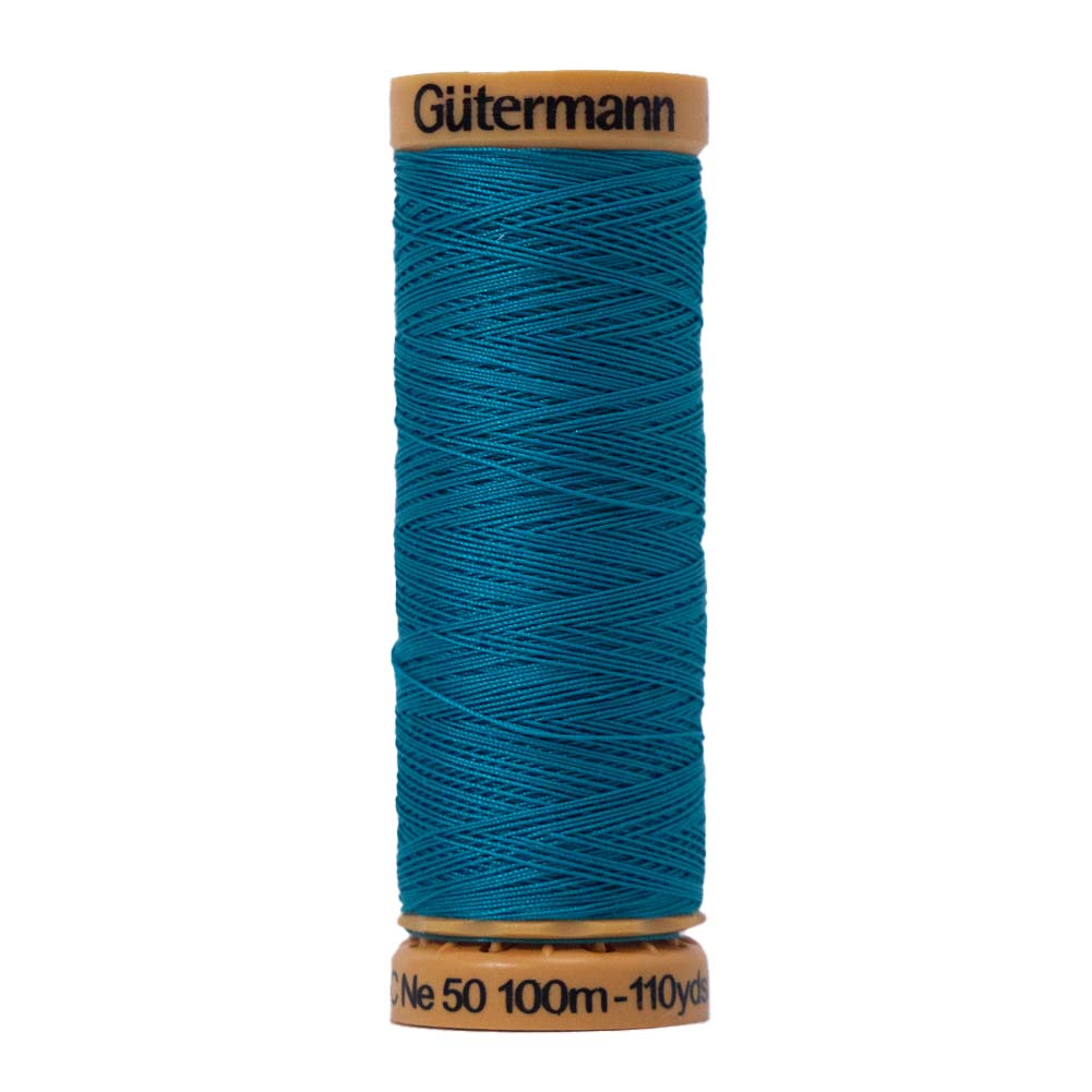 Gutermann Natural Cotton Thread 100m - 7540 Turquoise Blue Gutermann Natural Cotton Thread 100m - 7540 Turquoise Blue