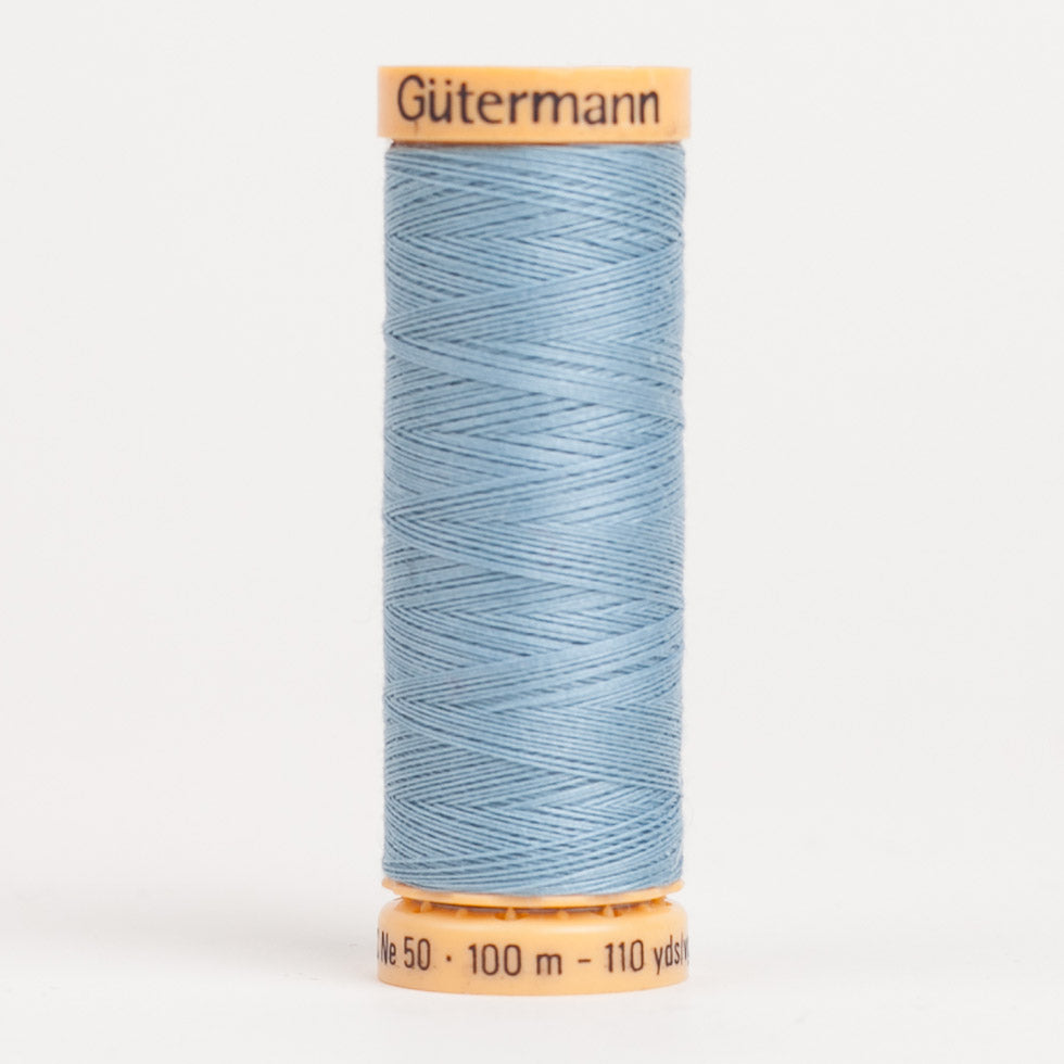 Gutermann Cotton Thread 100m - 7490 Nassau Blue Gutermann Cotton Thread 100m - 7490 Nassau Blue