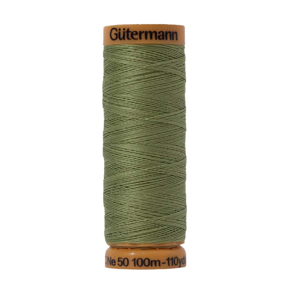 Gutermann Natural Cotton Thread 100m - 8950 Light Sage Gutermann Natural Cotton Thread 100m - 8950 Light Sage