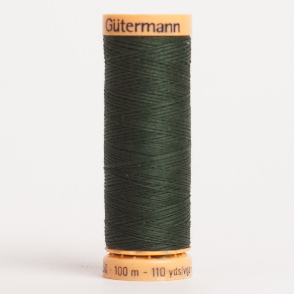 Gutermann Cotton Thread 100m - 8640 Dark Spruce Gutermann Cotton Thread 100m - 8640 Dark Spruce