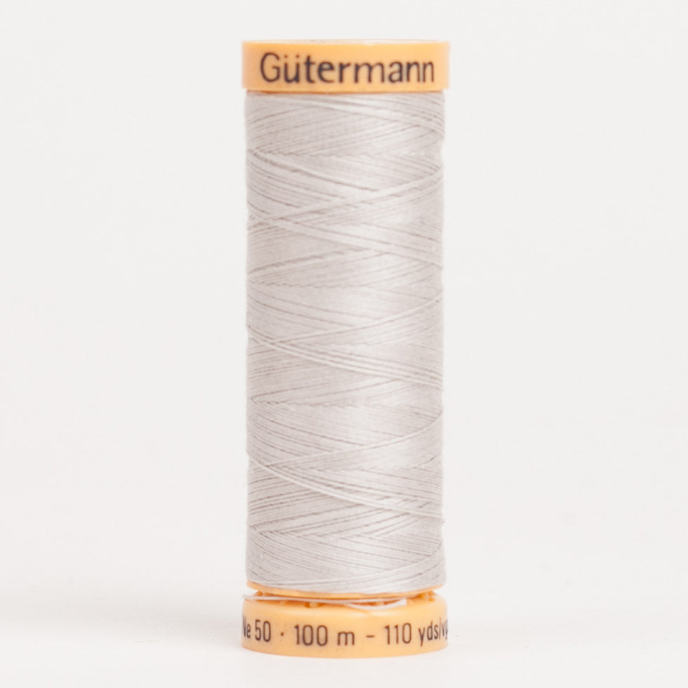 Gutermann Cotton Thread 100m - 9045 Light Gray Gutermann Cotton Thread 100m - 9045 Light Gray