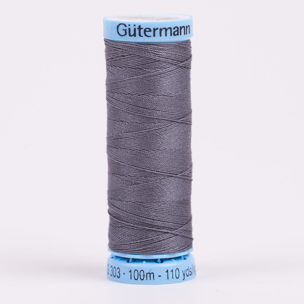 Gutermann Silk Thread 100m - 701 Rail Gray Gutermann Silk Thread 100m - 701 Rail Gray