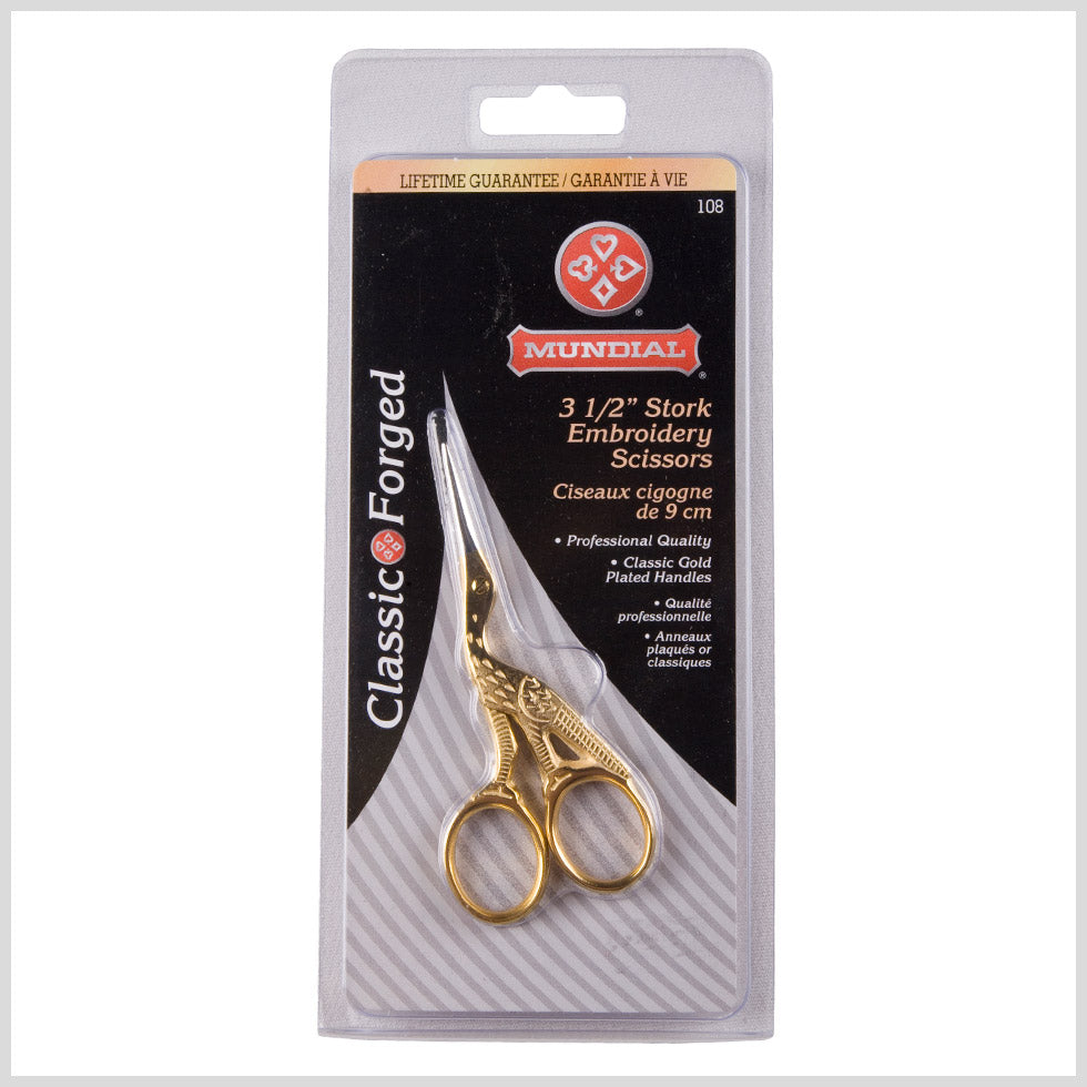 Mundial Stork Embroidery Scissors - 3.5" Mundial Stork Embroidery Scissors - 3.5"