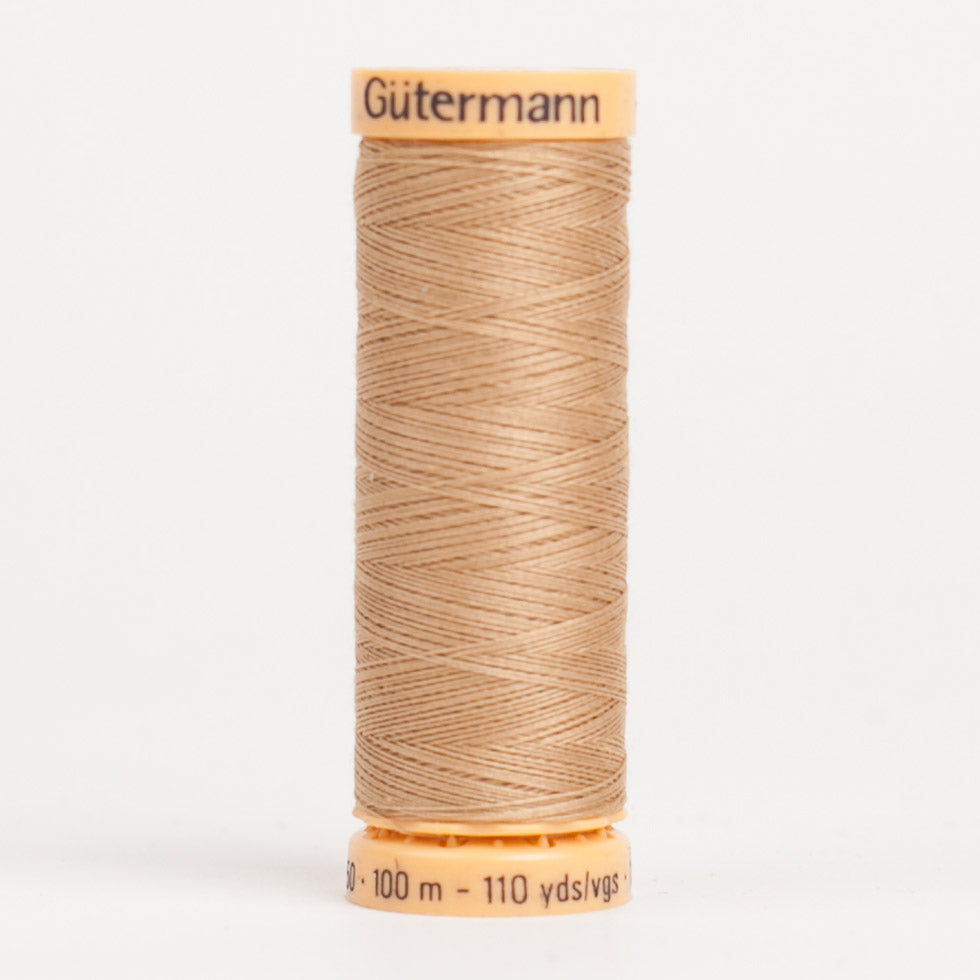Gutermann Cotton Thread 100m - 2410 Light Brown Gutermann Cotton Thread 100m - 2410 Light Brown