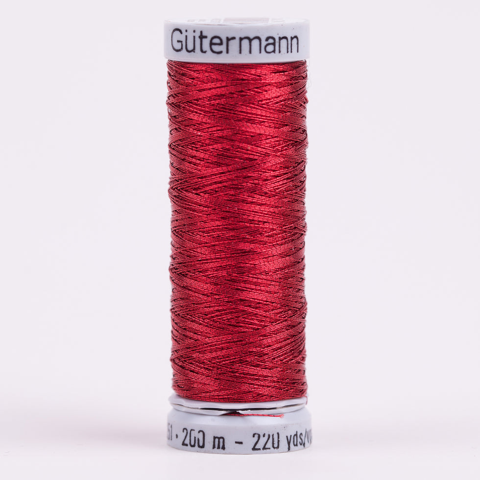 Gutermann Metallic Thread 200m - 247 Cranberry Gutermann Metallic Thread 200m - 247 Cranberry