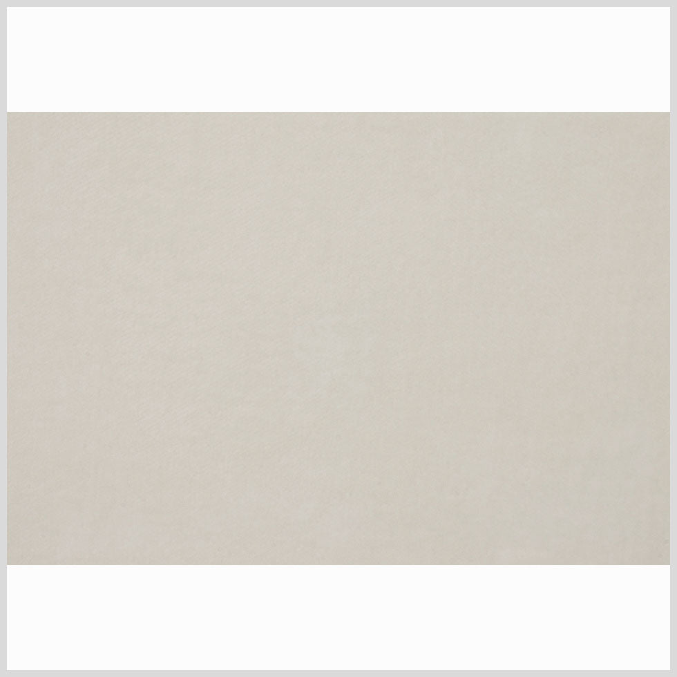 Ivory Solid Cotton Velvet - Full Ivory Solid Cotton Velvet - Full