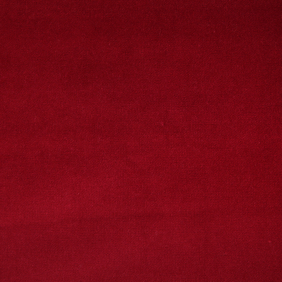 Crimson Solid Cotton Velvet - Detail Crimson Solid Cotton Velvet - Detail