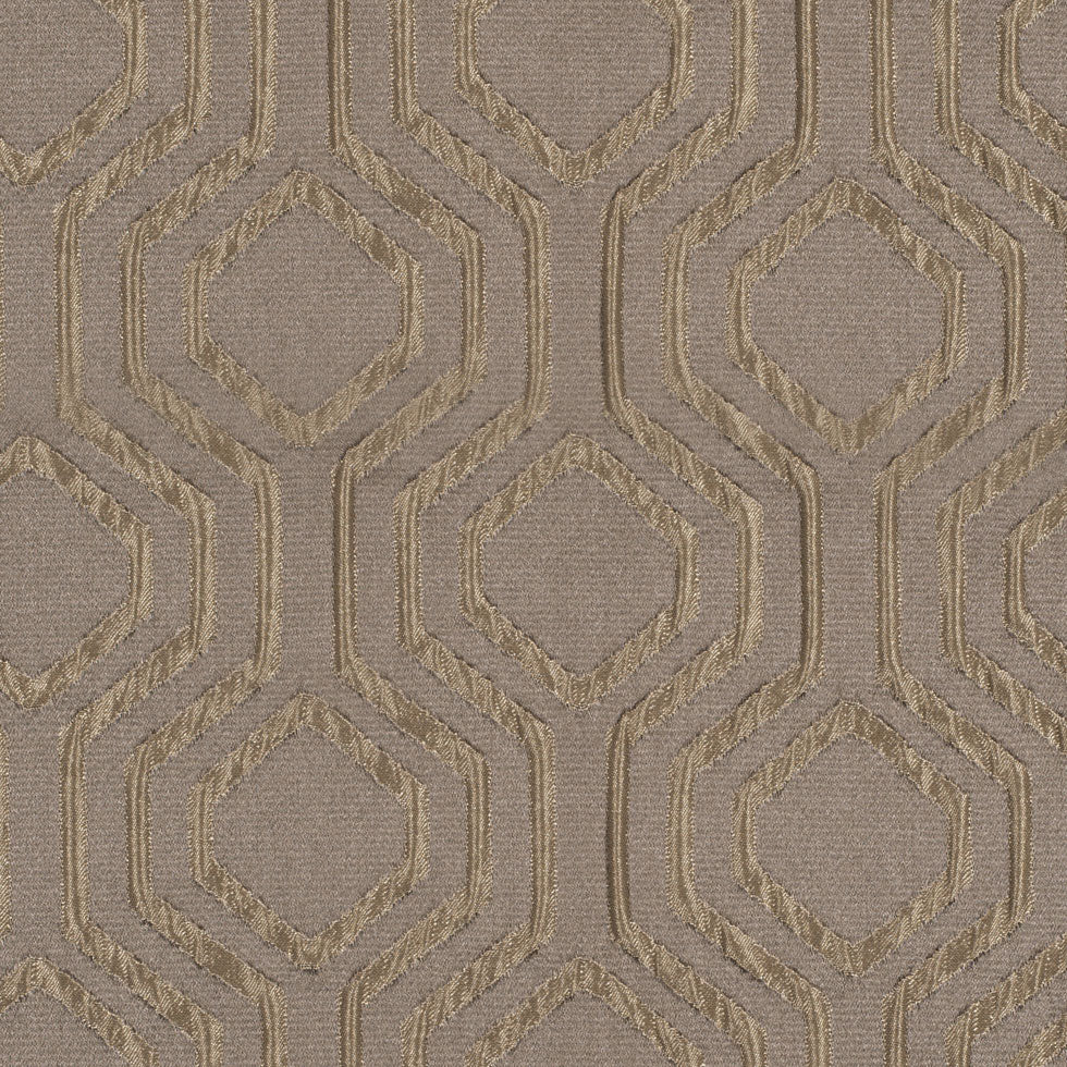 Taupe Geometric Brocade Taupe Geometric Brocade