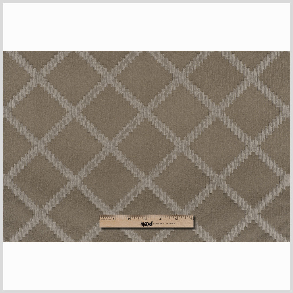 Taupe Diamonds Brocade - Full Taupe Diamonds Brocade - Full