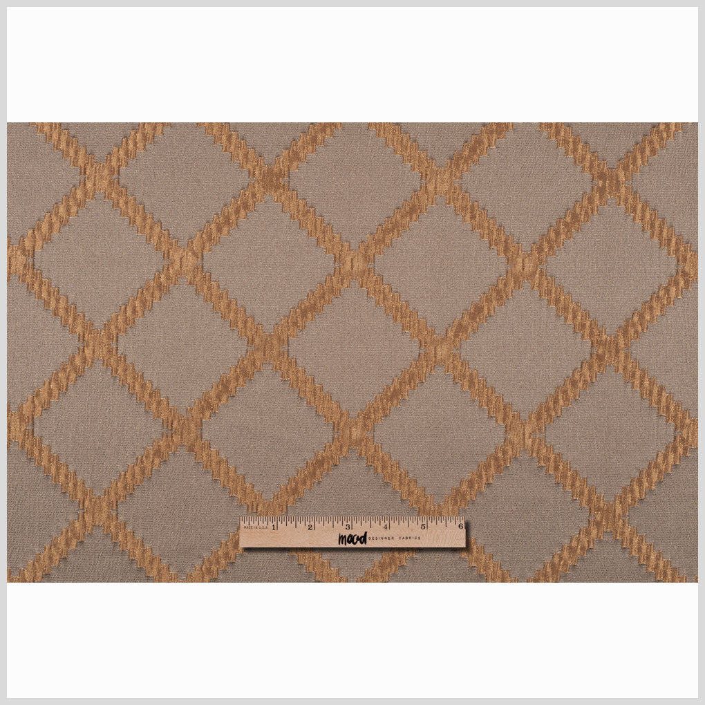Taupe Diamonds Brocade - Full Taupe Diamonds Brocade - Full