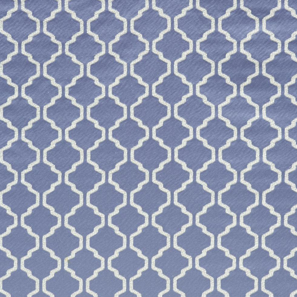 Sky Geometric Trellis Polyester Sky Geometric Trellis Polyester