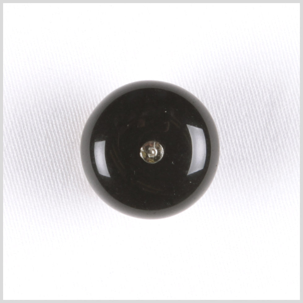 Black Glass Button - 16L/10mm Black Glass Button - 16L/10mm