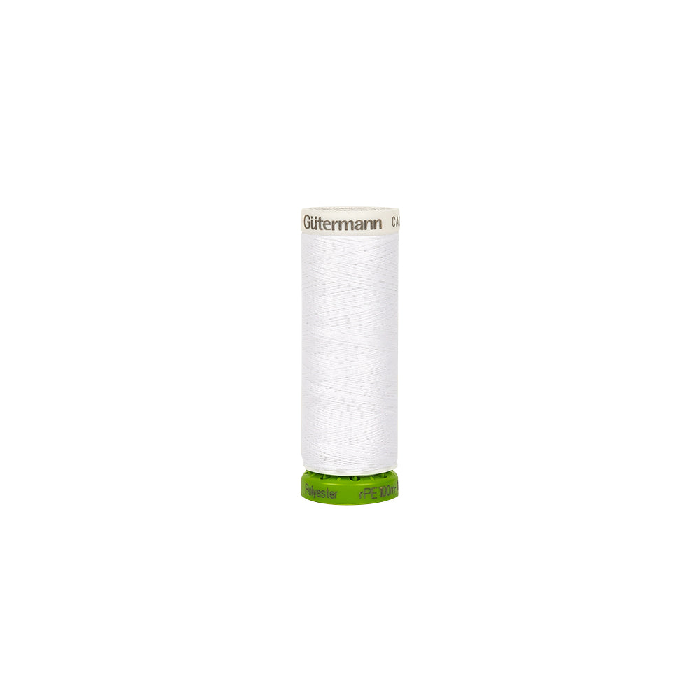 800 Nu White 100m Gutermann 100% Recycled Polyester Thread 800 Nu White 100m Gutermann 100% Recycled Polyester Thread