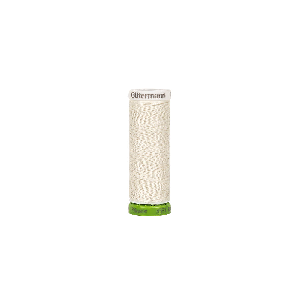 Gutermann Recycled Polyester Thread 100m - 001 Antique Gutermann Recycled Polyester Thread 100m - 001 Antique