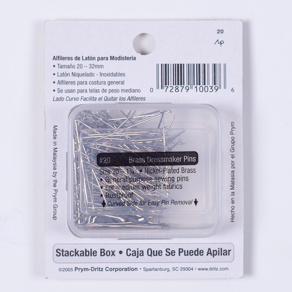Dritz Brass Dressmaker Pins - 200ct Detail Dritz Brass Dressmaker Pins - 200ct Detail