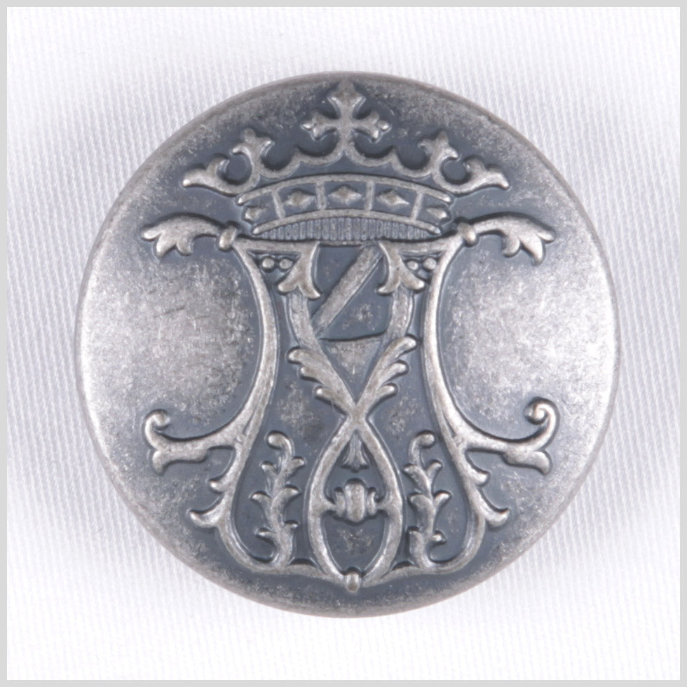 Antique Silver Metal Button - 48L/30.5mm Antique Silver Metal Button - 48L/30.5mm