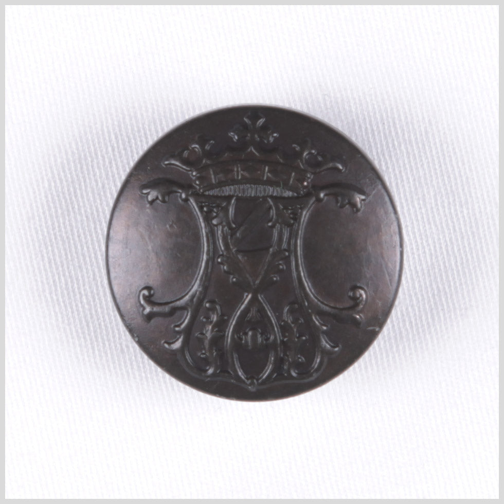 Black Matte Metal Button - 24L/15mm Black Matte Metal Button - 24L/15mm