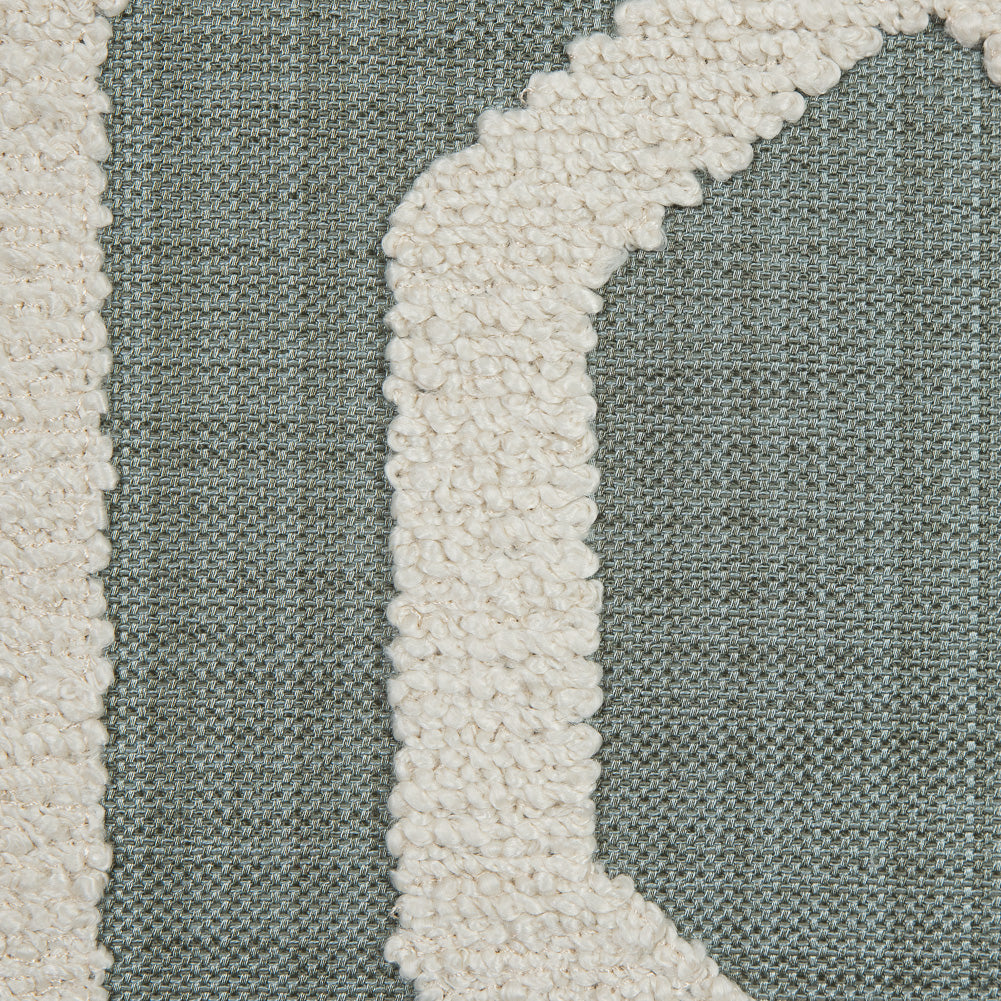 Resort Polyester Woven with a Geometric Faux-Chenille Design - Detail Resort Polyester Woven with a Geometric Faux-Chenille Design - Detail