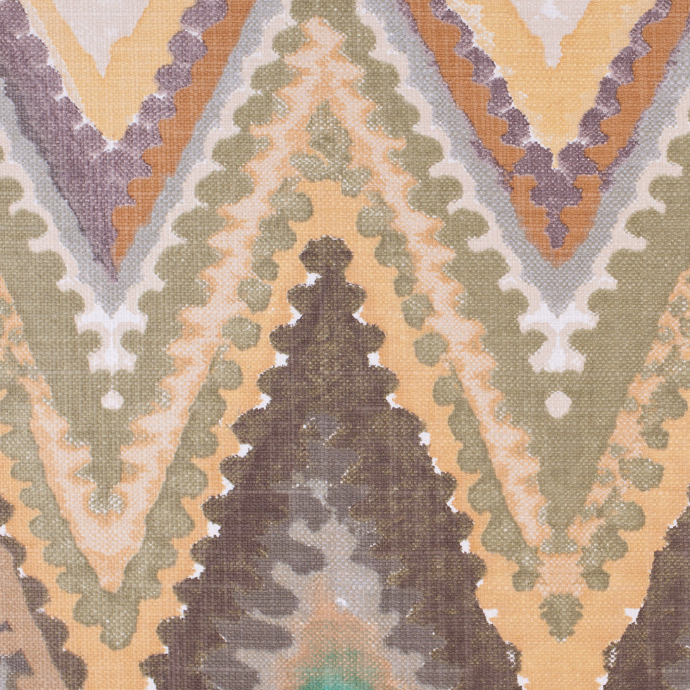 Green Abstract Print Cotton Woven Green Abstract Print Cotton Woven