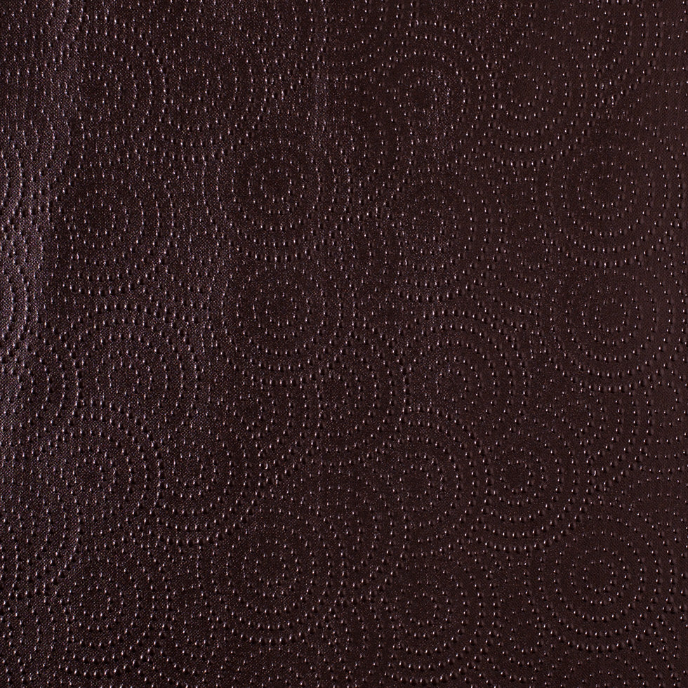 Chocolate Brown Dotted Circles Vinyl Chocolate Brown Dotted Circles Vinyl