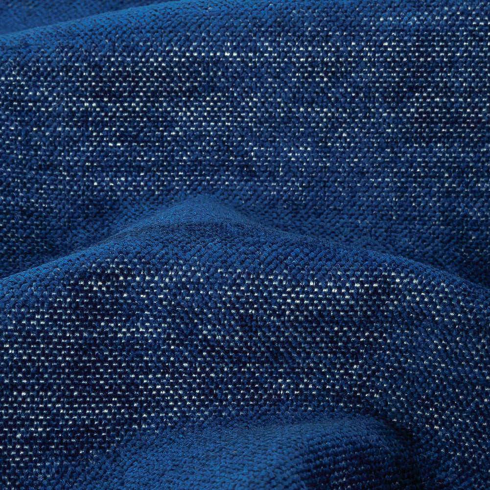 Indigo Upholstery Chenille - Detail Indigo Upholstery Chenille - Detail