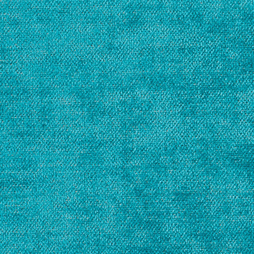 Turquoise Upholstery Chenille Detail Turquoise Upholstery Chenille Detail