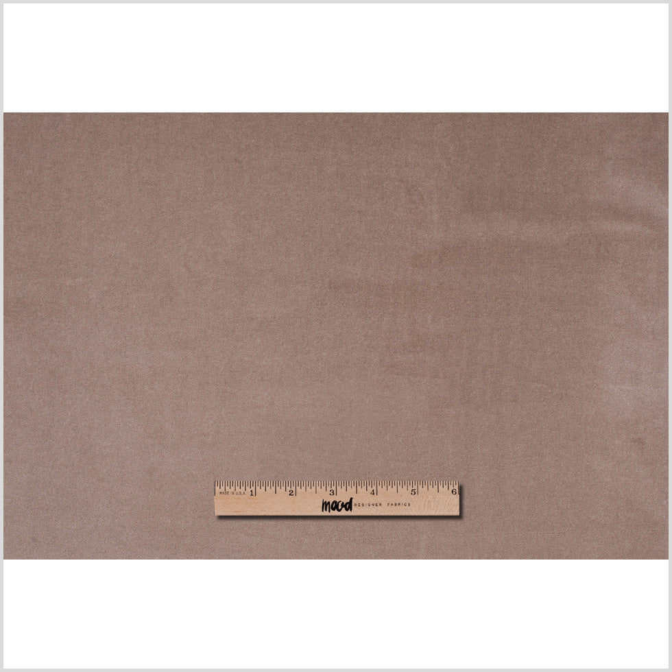Taupe Cotton Velvet Full Taupe Cotton Velvet Full