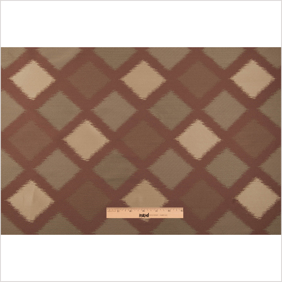 Tan and Red Double-Wide Diamond Woven Full Tan and Red Double-Wide Diamond Woven Full