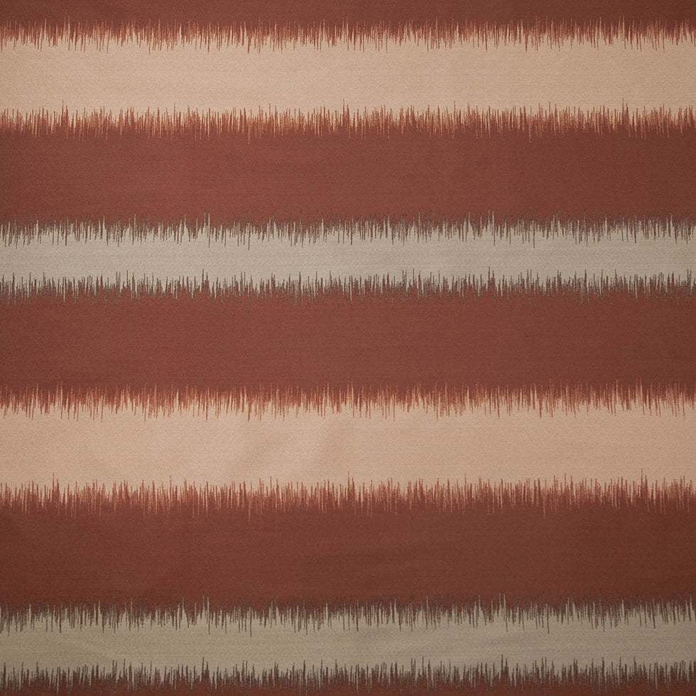 Deep Rust and Taupe Double-Wide Poly Stripes Deep Rust and Taupe Double-Wide Poly Stripes