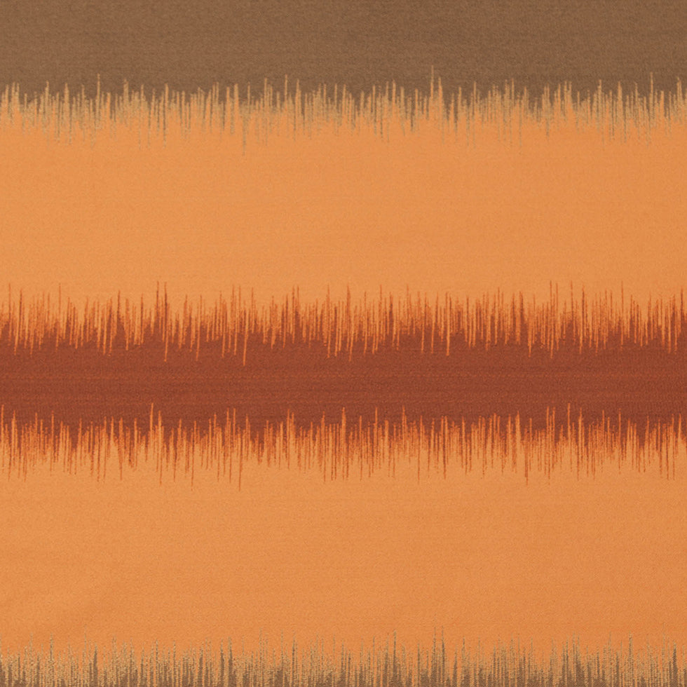 Orange and Taupe Double-Wide Poly Stripes - Detail Orange and Taupe Double-Wide Poly Stripes - Detail