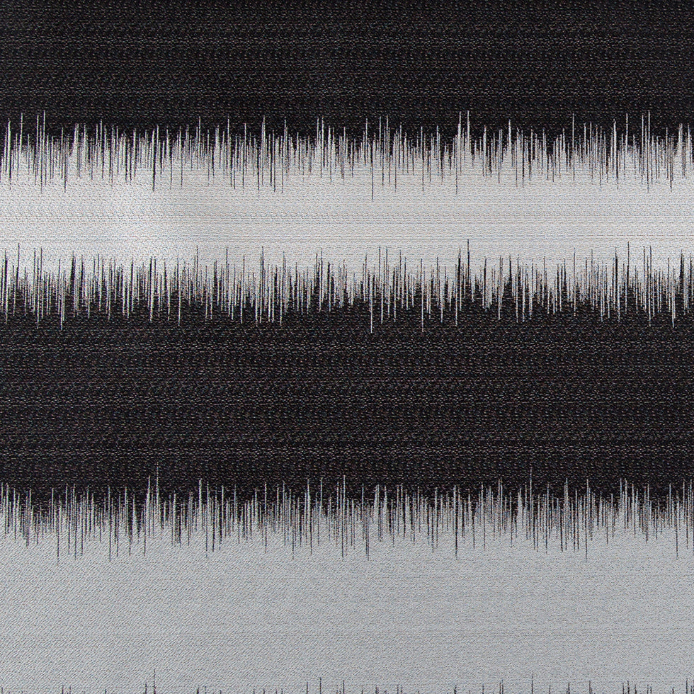 Silver and Gray Double-Wide Poly Stripes - Detail Silver and Gray Double-Wide Poly Stripes - Detail