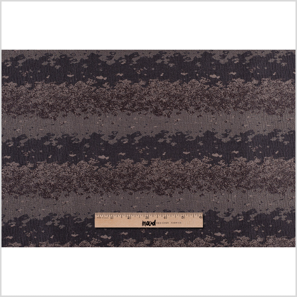 Organic Ripples Brown and Tan Poly Brocade Full Organic Ripples Brown and Tan Poly Brocade Full