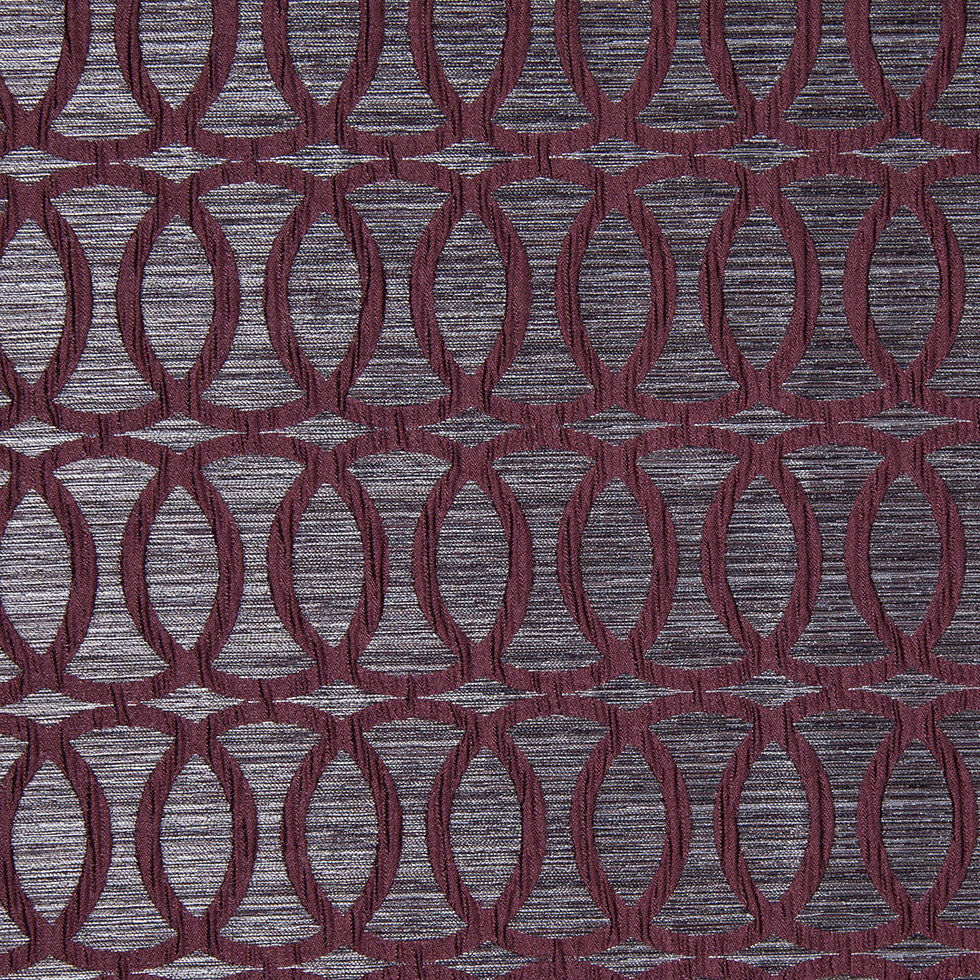 Burgundy Entwined Circles Brocade Burgundy Entwined Circles Brocade