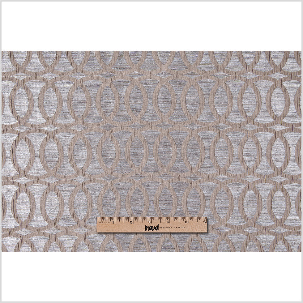 Champagne Entwined Circles Brocade Full Champagne Entwined Circles Brocade Full