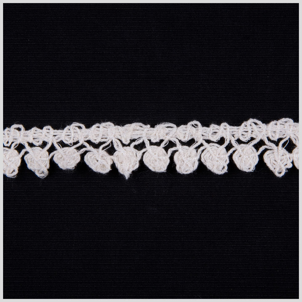 White Solid Crochet Lace White Solid Crochet Lace