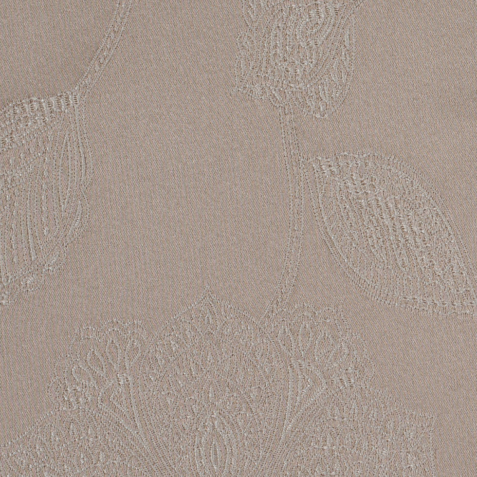 Dark Beige and Light Beige Floral Satin Jaquard Detail Dark Beige and Light Beige Floral Satin Jaquard Detail