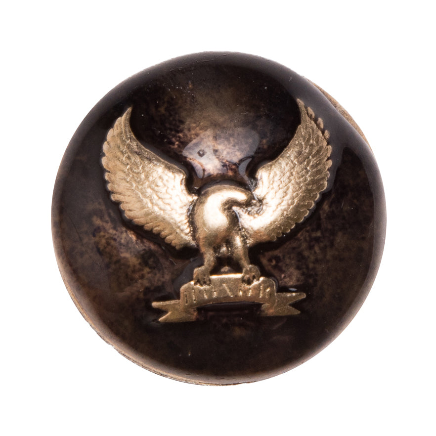 Italian Gold Metal Shank Back Button - 40L/25mm Italian Gold Metal Shank Back Button - 40L/25mm