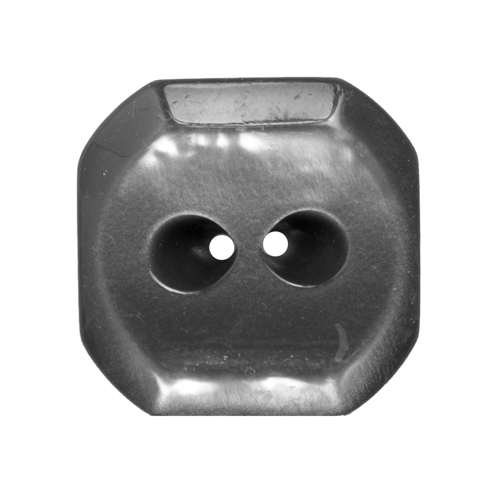 Italian Silver Plastic Button - 44L/28mm Italian Silver Plastic Button - 44L/28mm