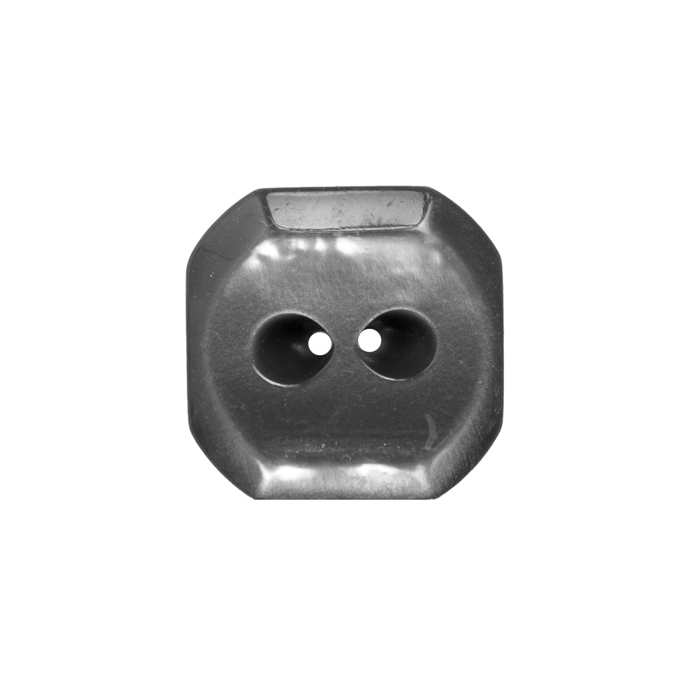 Italian Silver Plastic Button - 28L/18mm Italian Silver Plastic Button - 28L/18mm