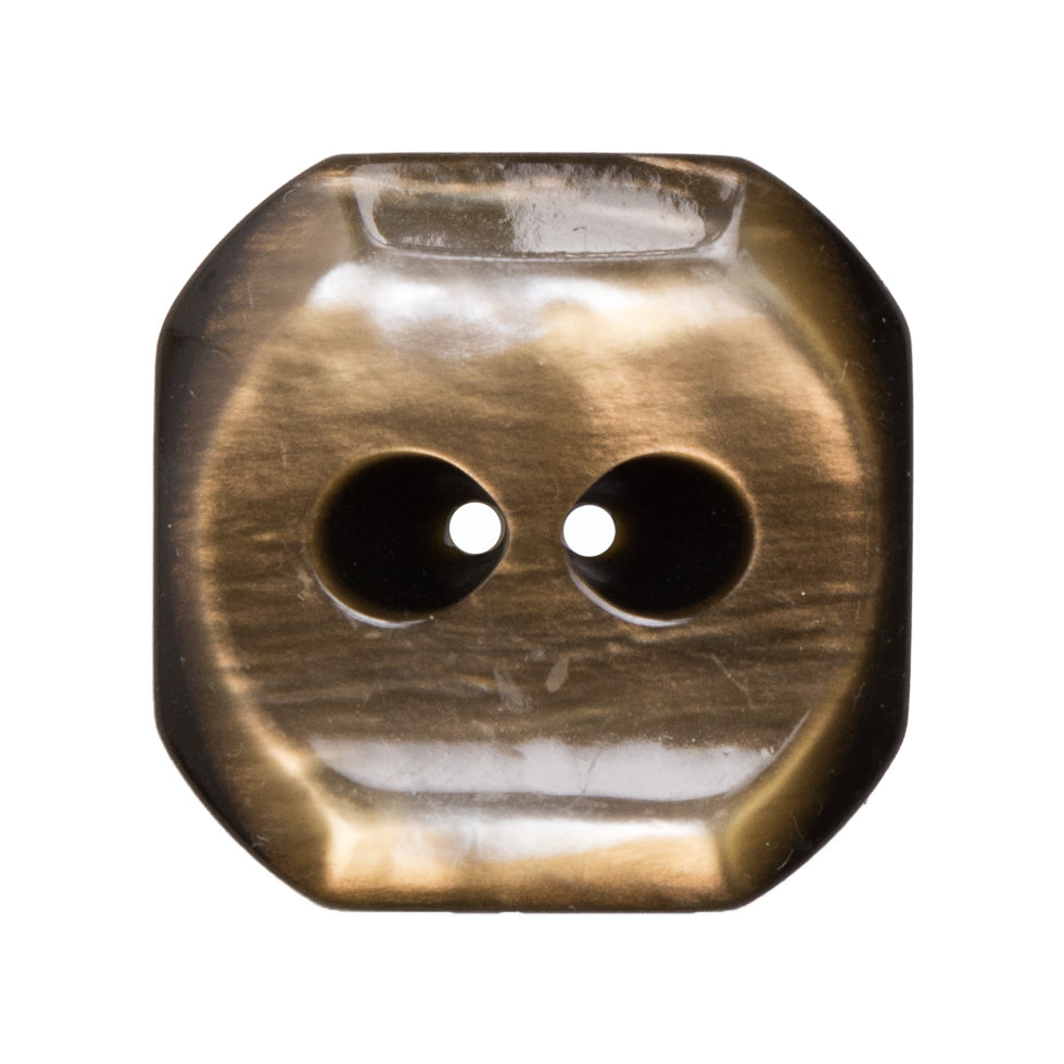 Italian Gold Plastic Button - 44L/28mm Italian Gold Plastic Button - 44L/28mm
