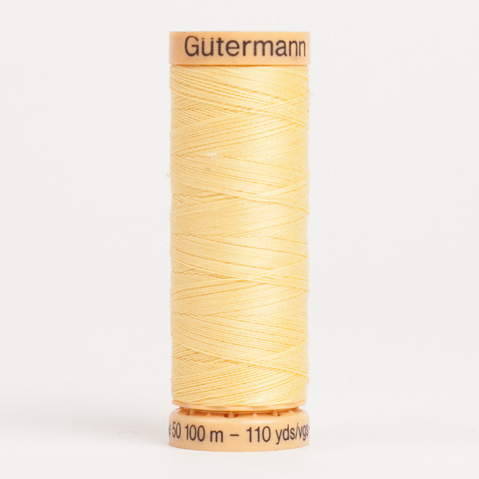 1410 Light Yellow 100m Gutermann Cotton Thread 1410 Light Yellow 100m Gutermann Cotton Thread