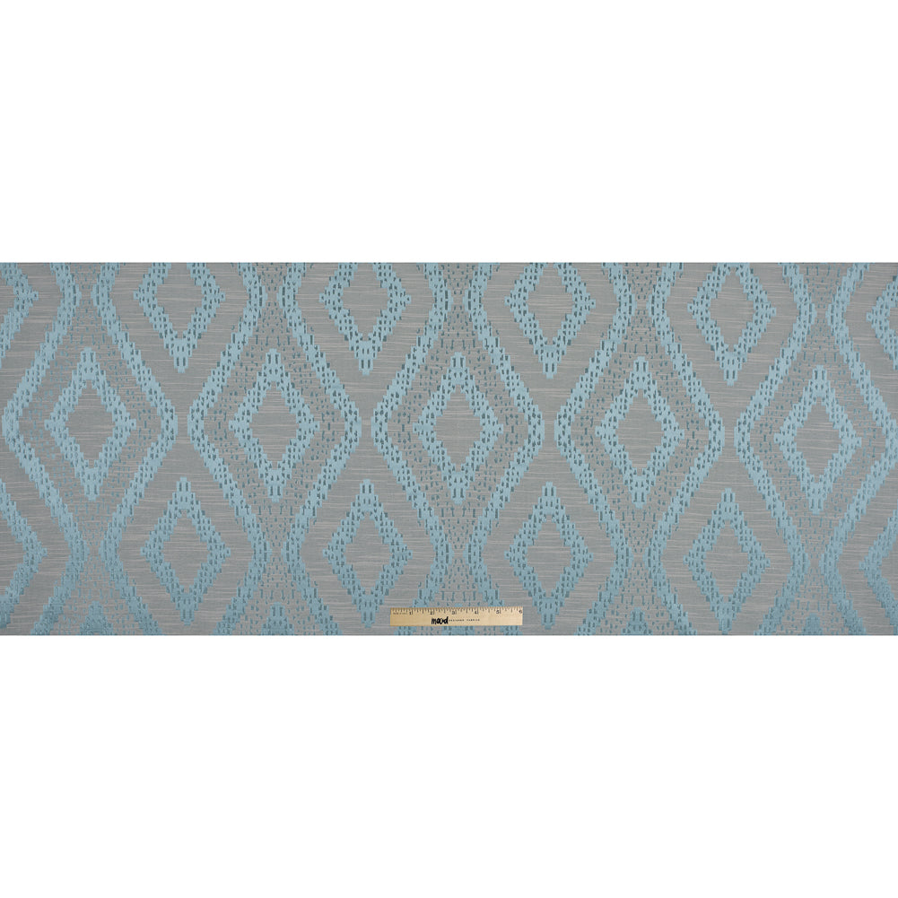 Azure Diamond Woven Cotton and Polyester Blend Folded Azure Diamond Woven Cotton and Polyester Blend Folded