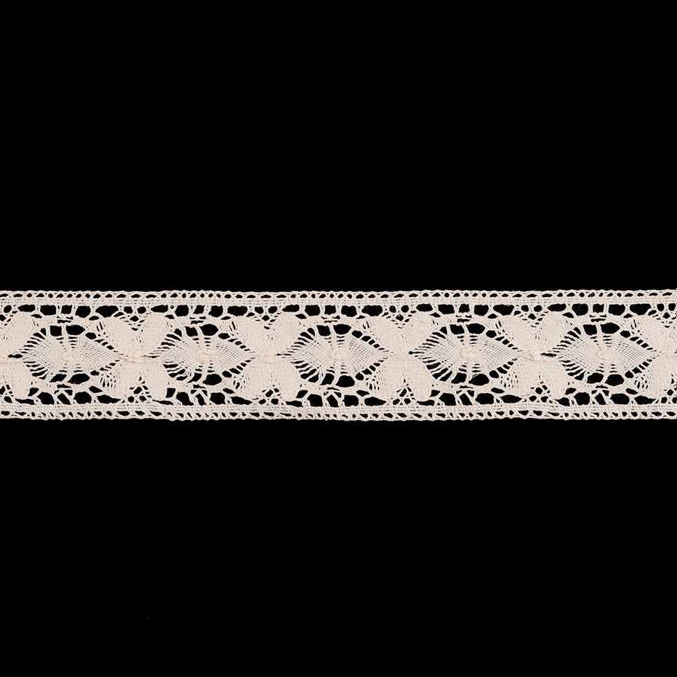 1.5 Ecru Crochet Lace Trim 1.5 Ecru Crochet Lace Trim