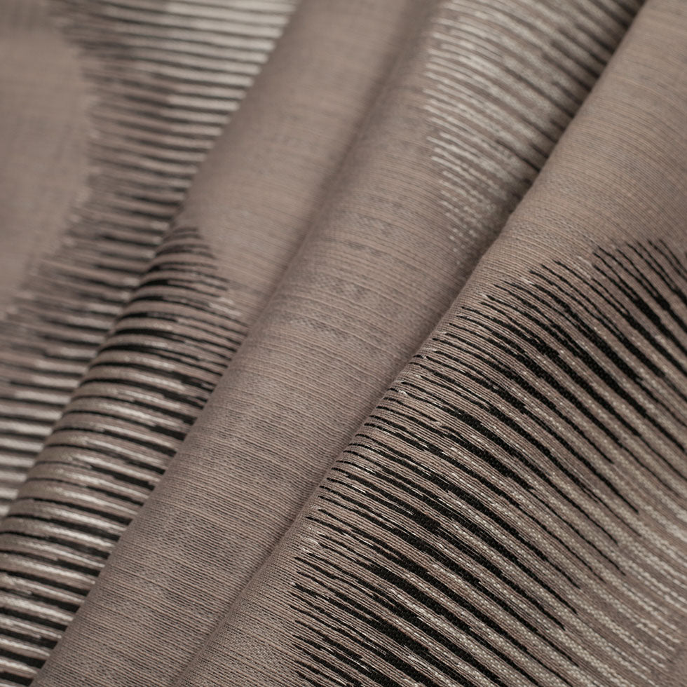 Indian Gray/Black Geometric Poly/Cotton Woven - Folded Indian Gray/Black Geometric Poly/Cotton Woven - Folded